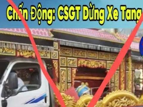 Làm rõ clip "CSGT dừng xe tang giữa đường, bé gái chui ra từ quan tài"