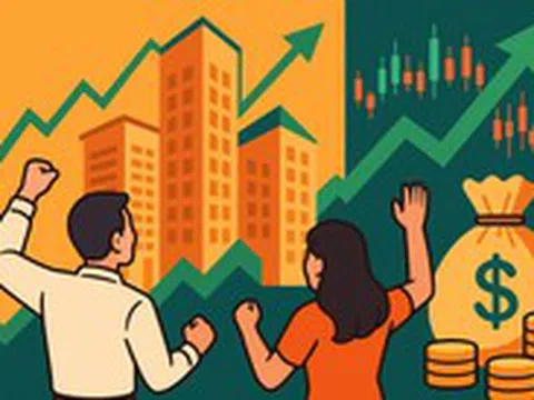 Chứng khoán lại tăng mạnh, loạt cổ phiếu bất động sản 'nổi sóng'