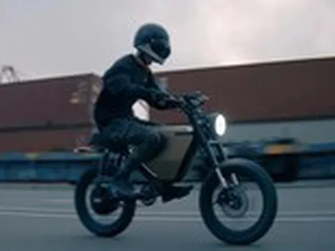 Xe đạp điện mạnh ngang phân khối lớn, chạy tới 100km/h, đi 209km/sạc, hết pin cũng không phải lo