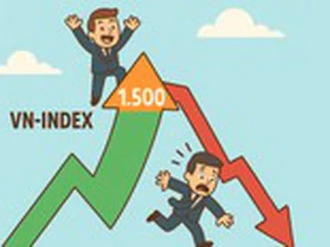 Chứng khoán chạm đỉnh lịch sử 1.500 điểm rồi rớt trong tiếc nuối