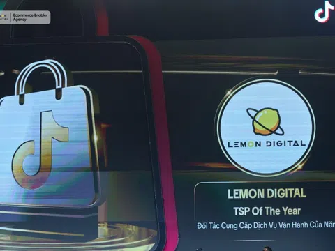 Lemon Digital được vinh danh "TSP Partner Of The Year" tại TikTok Shop Vietnam Summit