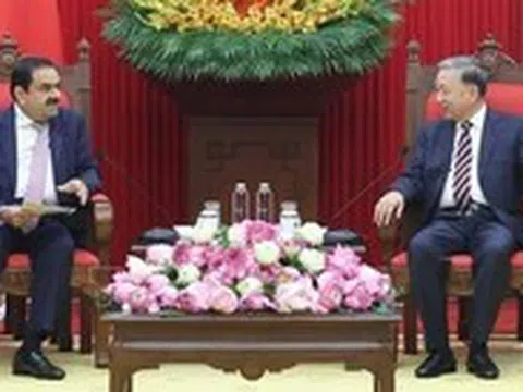 Tập đoàn Adani cam kết đầu tư chiến lược 10 tỉ USD vào Việt Nam