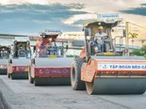'Làm ngày không đủ tranh thủ làm đêm' cao tốc Quảng Ngãi - Hoài Nhơn 'nước rút' về đích