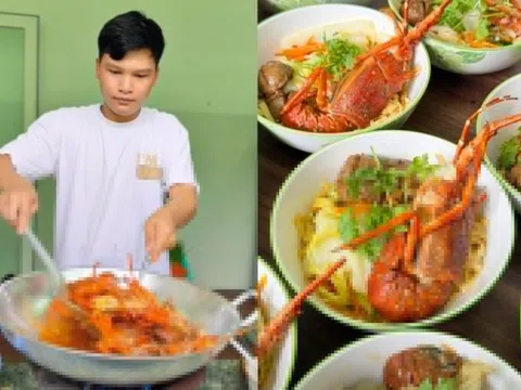 Chàng trai miền Tây 'gây sốt' khi nấu tôm hùm, vịt quay đãi thợ xây
