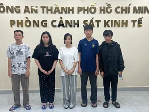 Bắt 5 đối tượng buôn bán khí cười tại quán bar Lava ở phường Sài Gòn