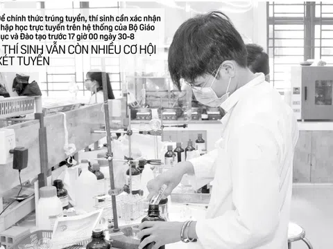 Báo in ngày 23-8: Điểm chuẩn đại học - ngành “hot” tiếp tục dẫn đầu