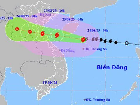 Bão số 5 cách Nghệ An khoảng 600km giật cấp 15, nguy cơ gây thiệt hại lớn