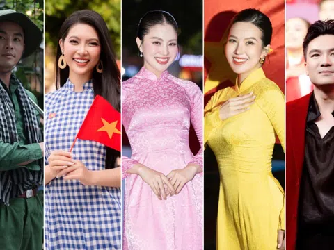 Hoa hậu, nam vương, người nổi tiếng chia sẻ tình yêu đất nước, lòng tự hào dân tộc qua Tuổi Trẻ
