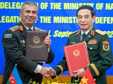 Bộ Quốc phòng Việt Nam - Azerbaijan ký ý định thư về hợp tác đào tạo quân nhân
