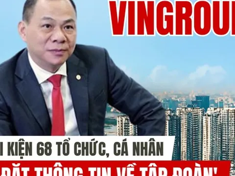 Nhóm cổ phiếu Vingroup tăng vọt sau thông tin khởi kiện 68 tổ chức và cá nhân