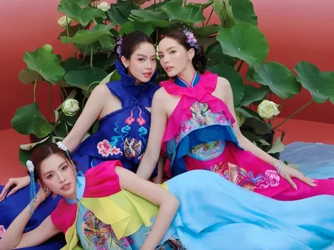 Ba nàng Hoa hậu Việt Nam hội ngộ, "đọ sắc" trong áo dài cách tân