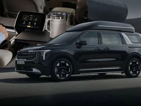 Kia Carnival 2026 thêm bản 'chủ tịch': Như phòng khách sạn di động, có chi tiết gợi nhớ Rolls-Royce