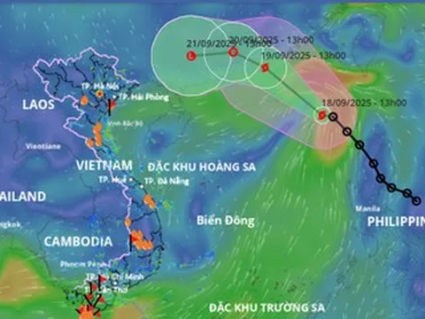 Bão số 8 đã hình thành trên Biển Đông, tên quốc tế Mitag