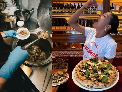 Pizza rắn gây sốt ở Hong Kong