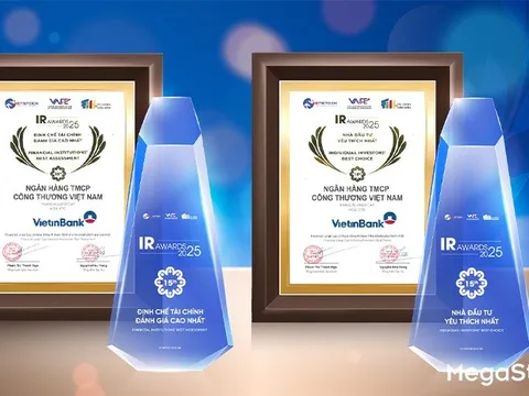 VietinBank nhận cú đúp giải thưởng tại IR Awards 2025