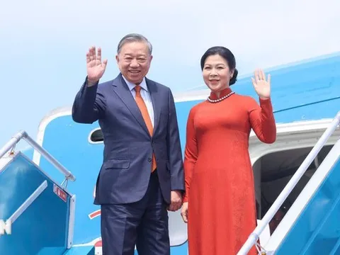 Tổng Bí thư Tô Lâm và Phu nhân lên đường thăm chính thức Cộng hòa Phần Lan