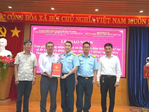 Bộ Quốc phòng bàn giao hơn 7.500 m2 đất cho phường Vũng Tàu để làm dự án