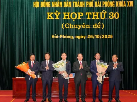 Bầu bổ sung 1 Phó Chủ tịch HĐND và 2 Phó Chủ tịch UBND TP Hải Phòng