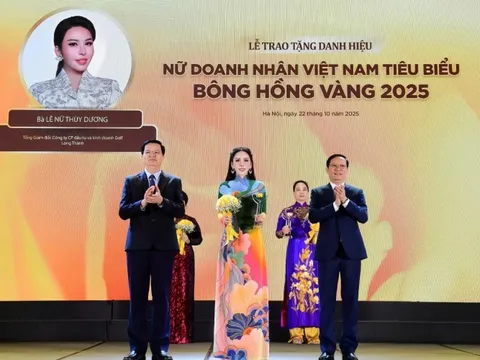 Bà Lê Nữ Thùy Dương - “Bông Hồng Vàng” 2025 và hành trình cùng KN Holdings