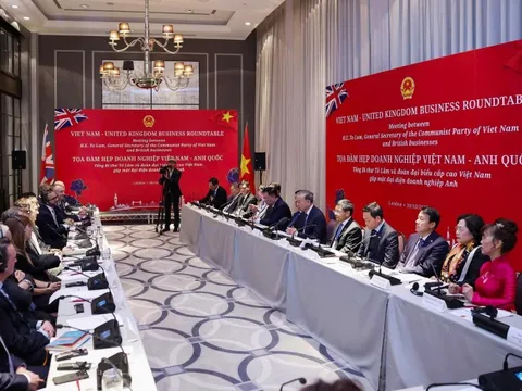 Đối tác chiến lược toàn diện Việt Nam - Anh: Thúc đẩy hợp tác tài chính, đổi mới sáng tạo