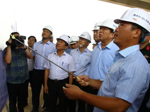 Bộ trưởng Bộ Xây dựng kiểm tra sân bay Long Thành, cao tốc Biên Hòa - Vũng Tàu