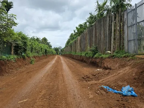 Chuyển hồ sơ công an điều tra vụ đào đường lấy đất "khó hiểu" ở Đắk Lắk