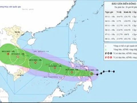 Bão Kalmaegi di chuyển nhanh, khả năng ảnh hưởng trực tiếp Đà Nẵng - Khánh Hòa