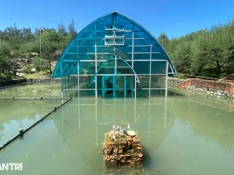 Phê bình đơn vị quản lý để tháp Chăm nghìn năm tuổi bị ngập lụt