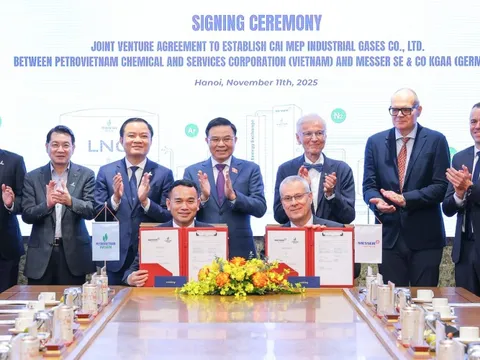 Petrovietnam bắt tay hãng tư nhân lớn nhất thế giới đầu tư dự án khí công nghiệp 37 triệu USD