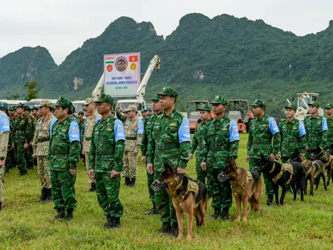Việt Nam - Ấn Độ diễn tập song phương về gìn giữ hòa bình Liên hợp quốc 2025