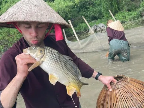Khách Tây mê làm nông dân ở Việt Nam: Sáng cấy lúa, chiều chăn trâu