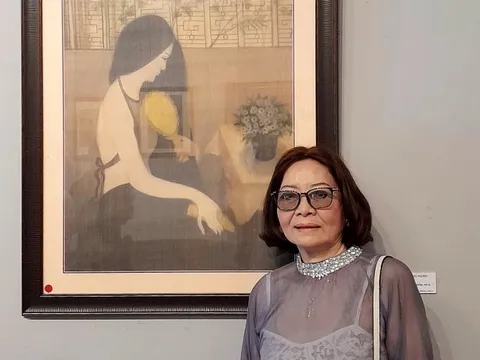 Chuyện người chinh phụ qua tranh lụa của họa sĩ Ngọc Mai