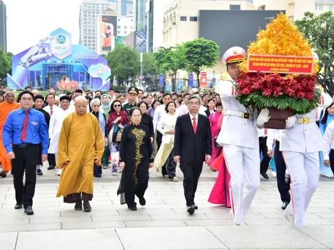 Đại biểu đại hội Mặt trận Tổ quốc Việt Nam TP.HCM tham dự nhiều hoạt động ý nghĩa