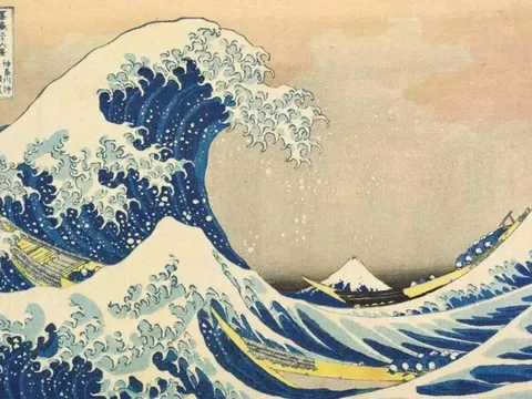 Sóng lừng ngoài khơi Kanagawa của danh họa Hokusai lập kỷ lục đấu giá 2,8 triệu USD