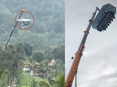 Ấn Độ: Bữa tối trên cao gặp sự cố, 5 người bị treo lơ lửng suốt 2 tiếng
