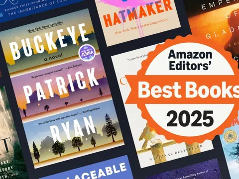 20 cuốn sách hay nhất năm 2025 do Amazon bình chọn