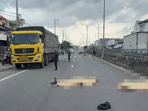 Hai người tử vong tại chỗ sau cú tông của xe máy trên quốc lộ