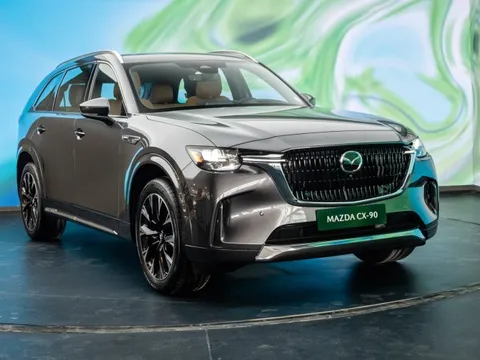 Mazda CX-90 chốt ra mắt Việt Nam tháng 4-2026, có bản PHEV đi 42km không cần xăng