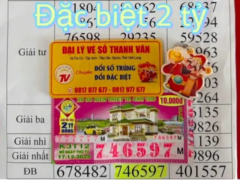 Trúng độc đắc 2 tỷ, người đàn ông Vĩnh Long chỉ nhận 5 triệu đồng tiền mặt