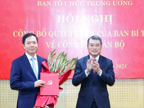 Trợ lý Thủ tướng làm Phó trưởng Ban Tổ chức Trung ương