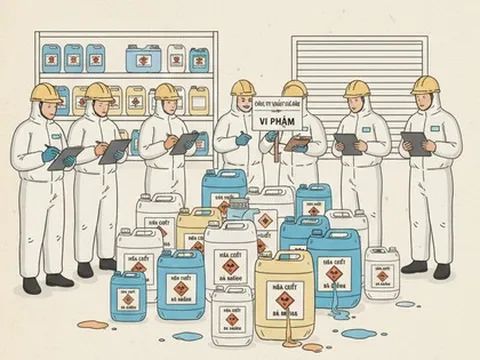 Thanh tra "điểm mặt" loạt doanh nghiệp vi phạm trong kinh doanh hóa chất ở Đà Nẵng