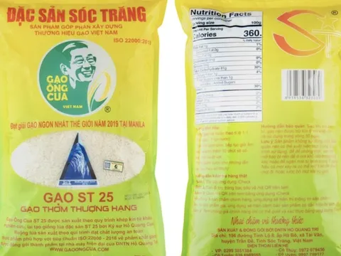 Phát hiện công ty chia gạo từ bao 50kg sang các bao 10kg mang thương hiệu ST25, Sén Cù…