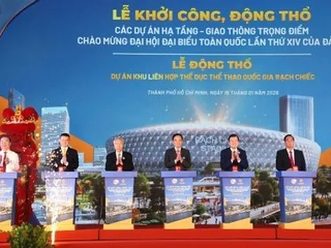 TPHCM khởi công, động thổ 4 dự án hạ tầng trọng điểm quy mô hơn 235.000 tỷ đồng