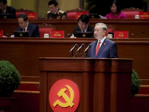 Những hình ảnh trang trọng tại phiên khai mạc Đại hội XIV của Đảng