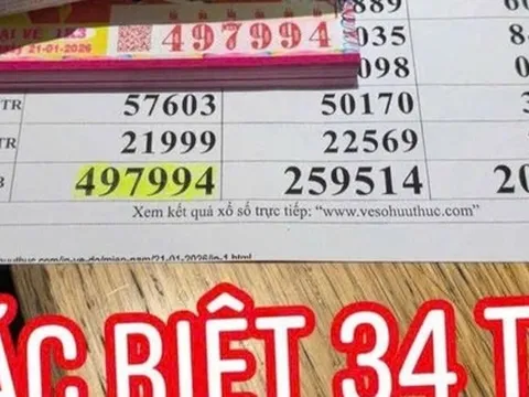 Xổ số miền Nam: Đã tìm ra người trúng 34 tỉ đồng ở phường Chợ Lớn, TPHCM