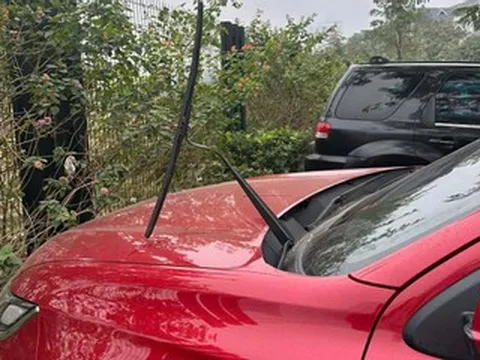 Công an vào cuộc vụ hàng loạt ô tô của người dân chung cư ở Hà Nội bị phá hoại