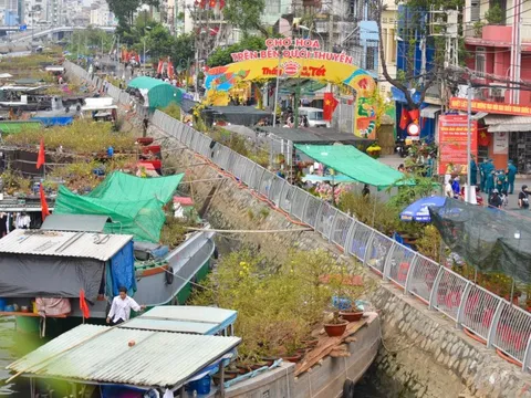 Chợ hoa xuân Trên bến dưới thuyền Tết Bính Ngọ 2026 có gì đặc biệt?