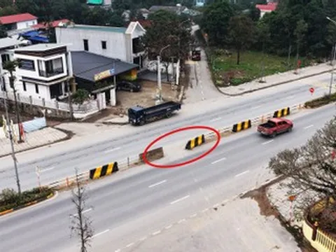 Lý do đường 6 làn ở Phú Thọ bất ngờ 'thắt cổ chai' tại điểm quay đầu