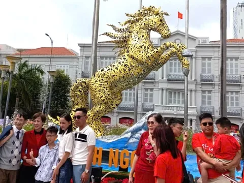 Đường hoa Tết Đà Nẵng chật kín người, Bảo tàng hút khách, lì xì vé đầu xuân