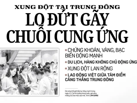 Báo in ngày 3-3: Xung đột tại Trung Đông: Lo đứt gãy chuỗi cung ứng